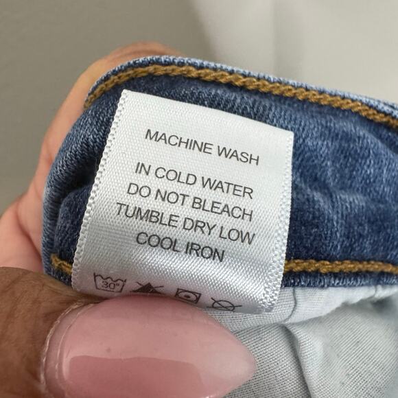 Judy Blue Womens Straight Leg Jeans Size 11/30 Dark Wash Stretch Denim Mid Rise - Picture 7 of 11